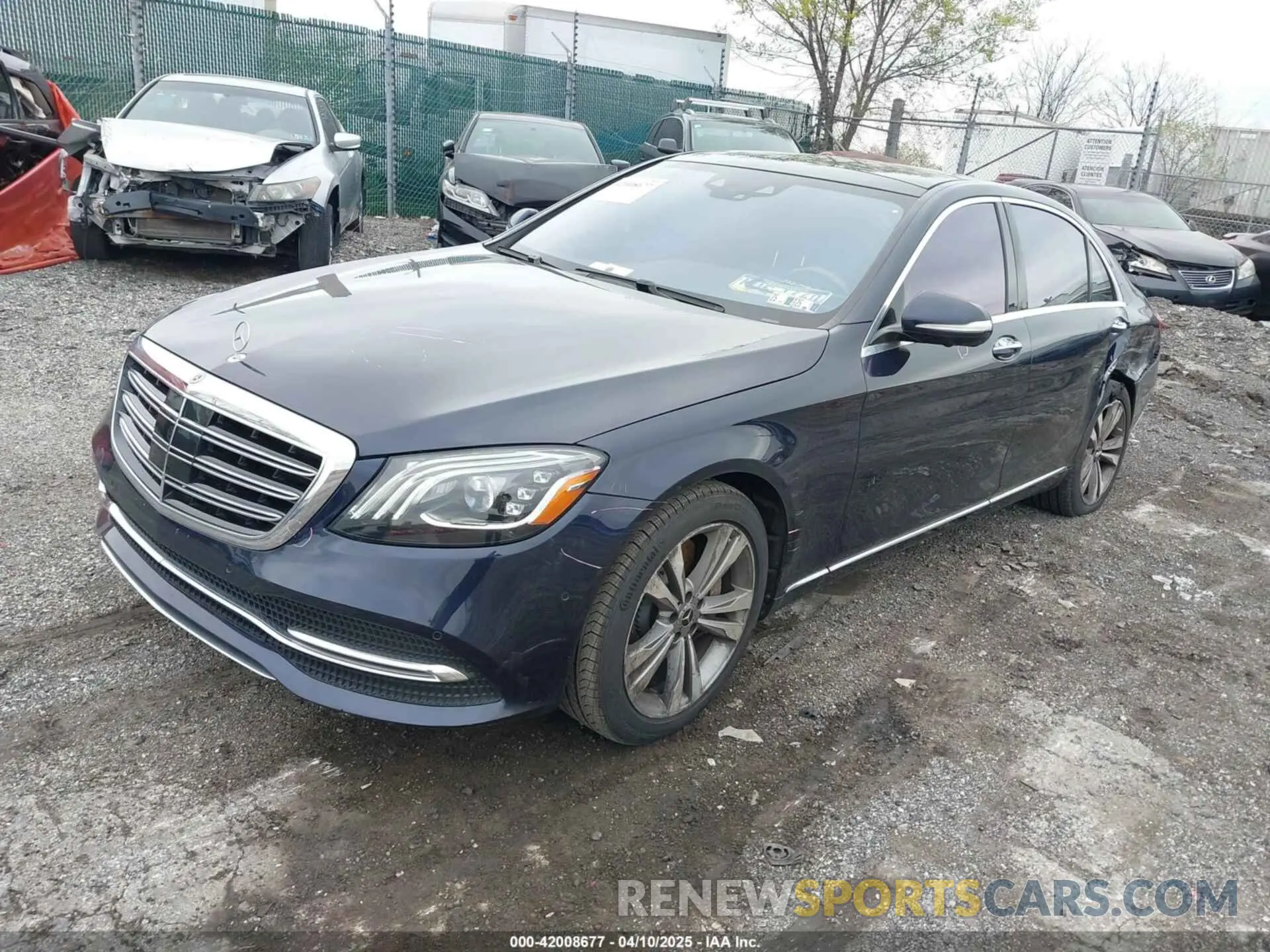 2 Фотография поврежденного автомобиля WDDUG8GB3LA517882 MERCEDES-BENZ S 560 2020