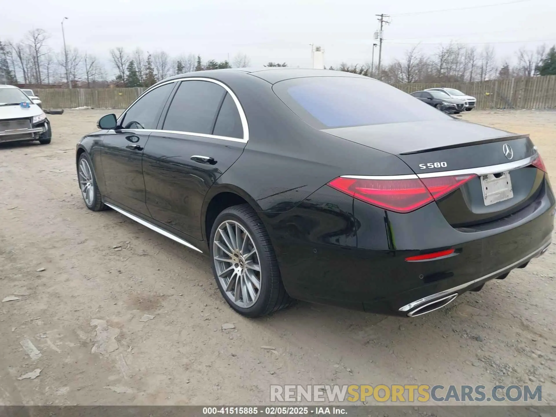 3 Фотография поврежденного автомобиля W1K6G7GB1MA037005 MERCEDES-BENZ S 580 2021