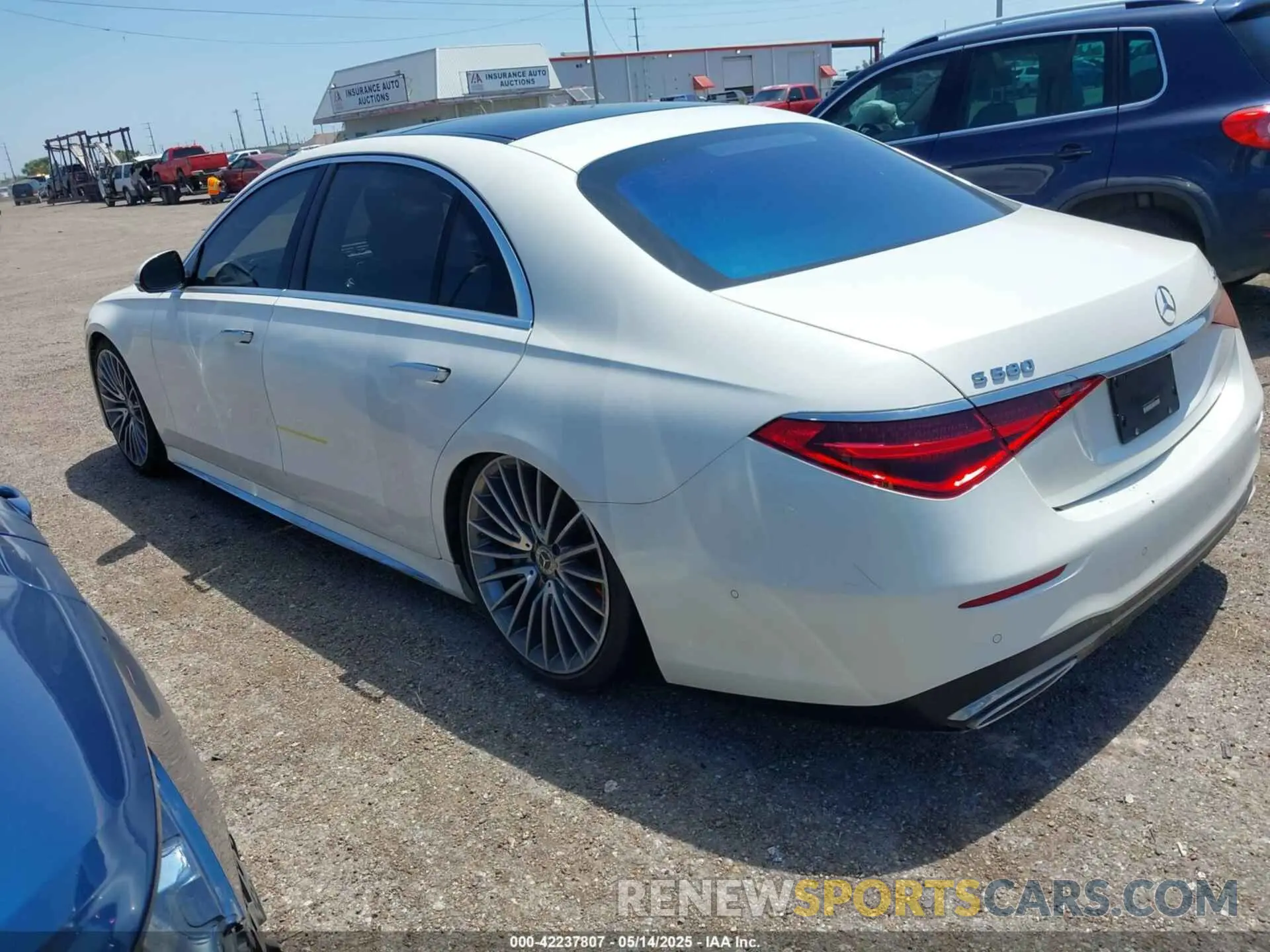 3 Фотография поврежденного автомобиля W1K6G7GB5MA022278 MERCEDES-BENZ S 580 2021