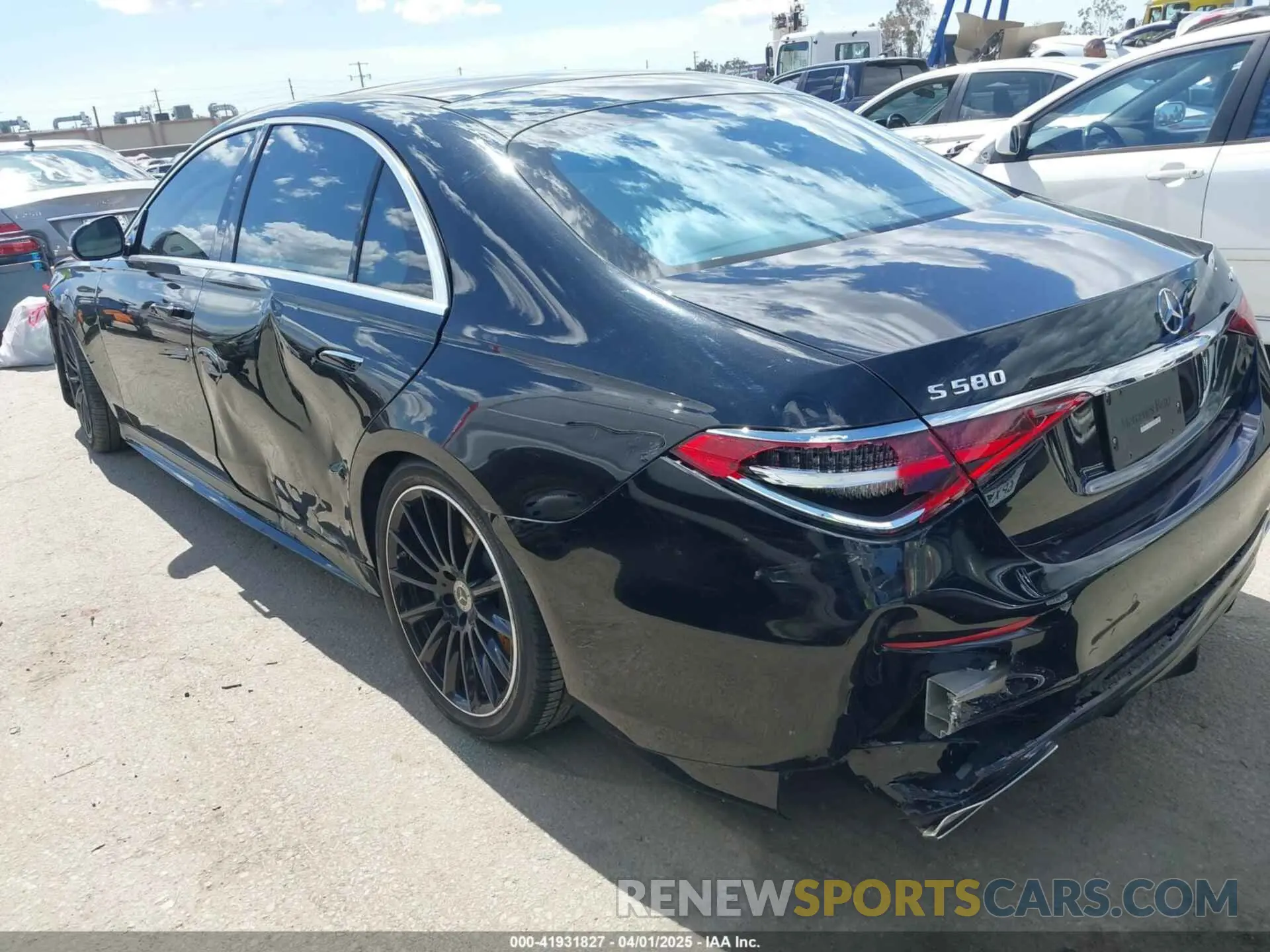 3 Photograph of a damaged car W1K6G7GB0NA155340 MERCEDES-BENZ S 580 2022