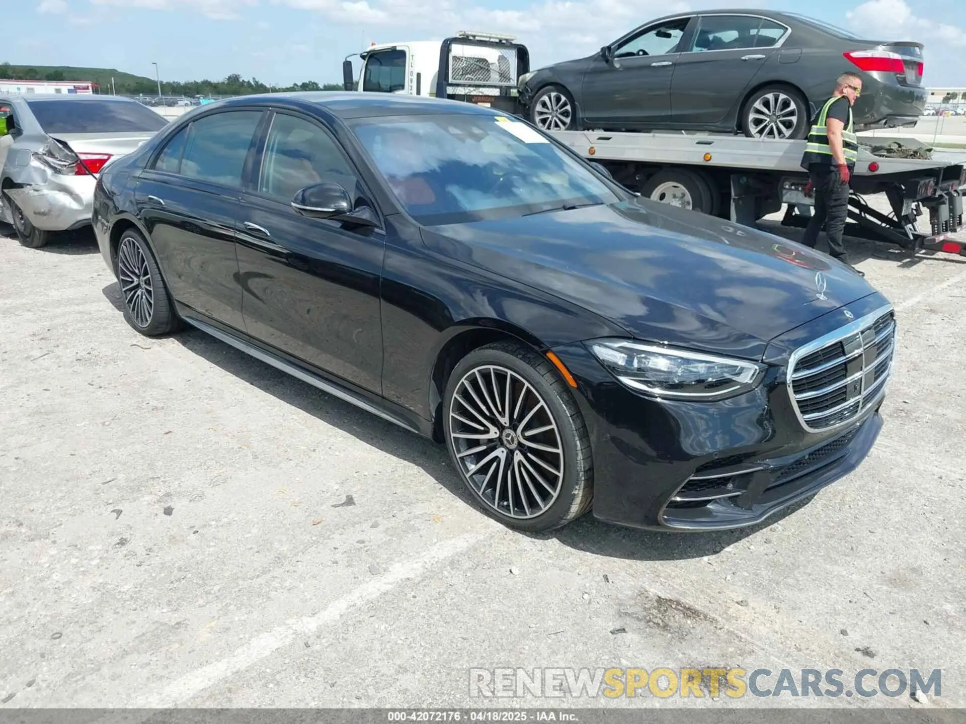 1 Photograph of a damaged car W1K6G7GB4RA304144 MERCEDES-BENZ S 580 2024