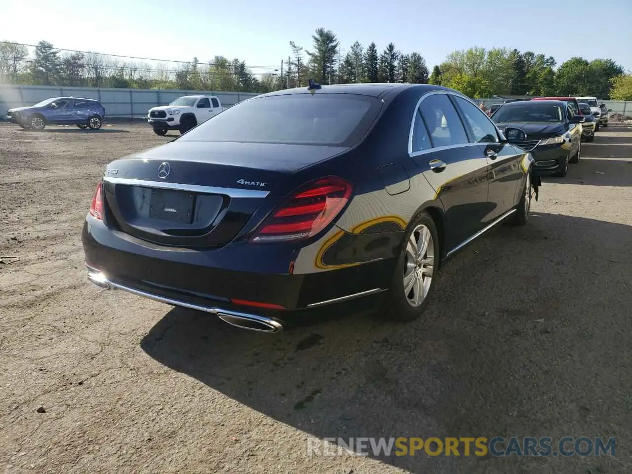 4 Фотография поврежденного автомобиля WDDUG6EB6KA440463 MERCEDES-BENZ S CLASS 2019