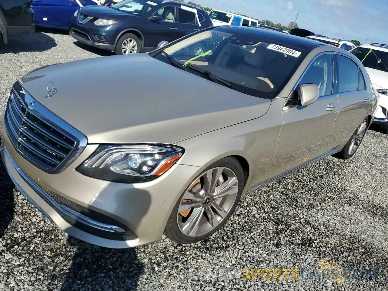 1 Фотография поврежденного автомобиля WDDUG6EB6KA460132 MERCEDES-BENZ S-CLASS 2019
