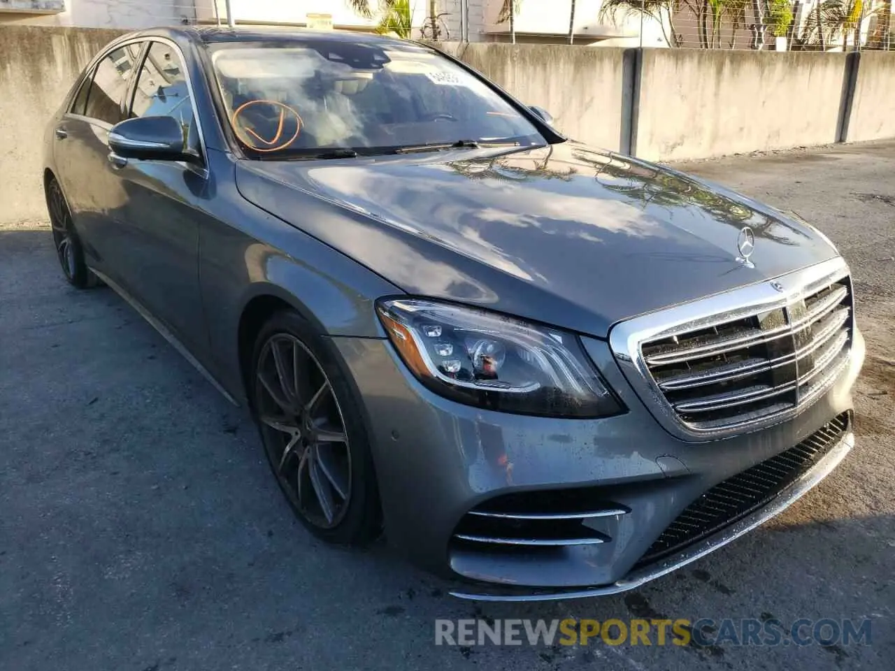 1 Фотография поврежденного автомобиля WDDUG8DB1KA437600 MERCEDES-BENZ S-CLASS 2019