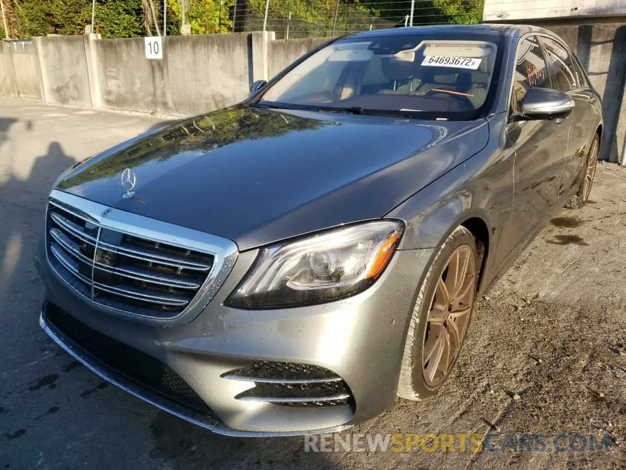 2 Фотография поврежденного автомобиля WDDUG8DB1KA437600 MERCEDES-BENZ S-CLASS 2019