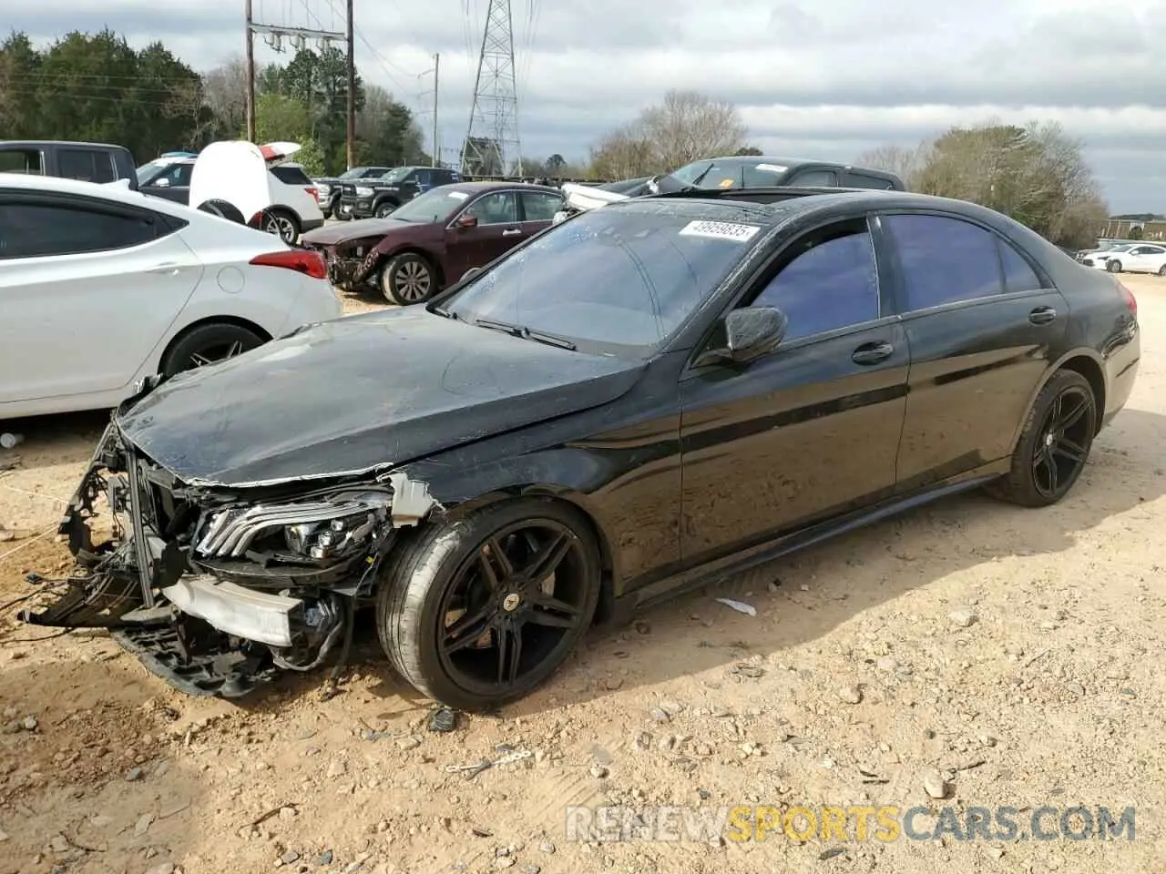 1 Фотография поврежденного автомобиля WDDUG8DB4KA458909 MERCEDES-BENZ S-CLASS 2019