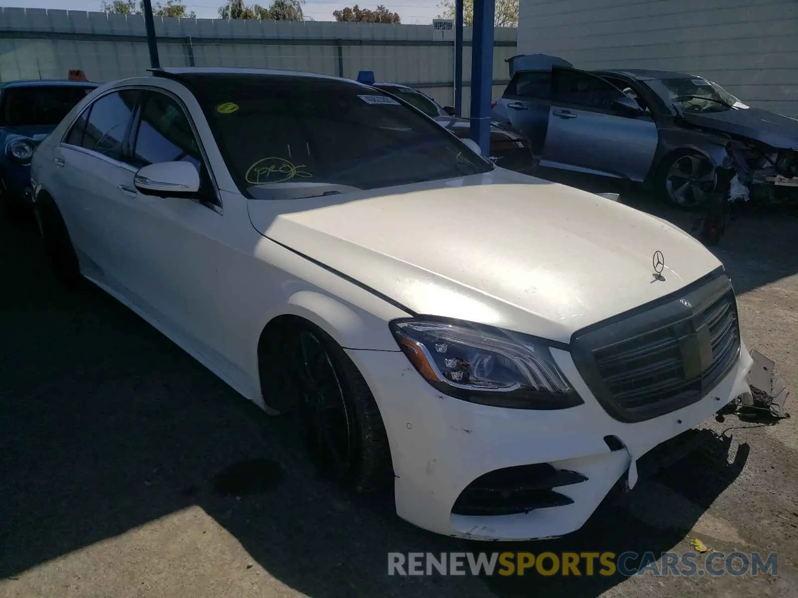 1 Photograph of a damaged car WDDUG8DB6KA427662 MERCEDES-BENZ S CLASS 2019