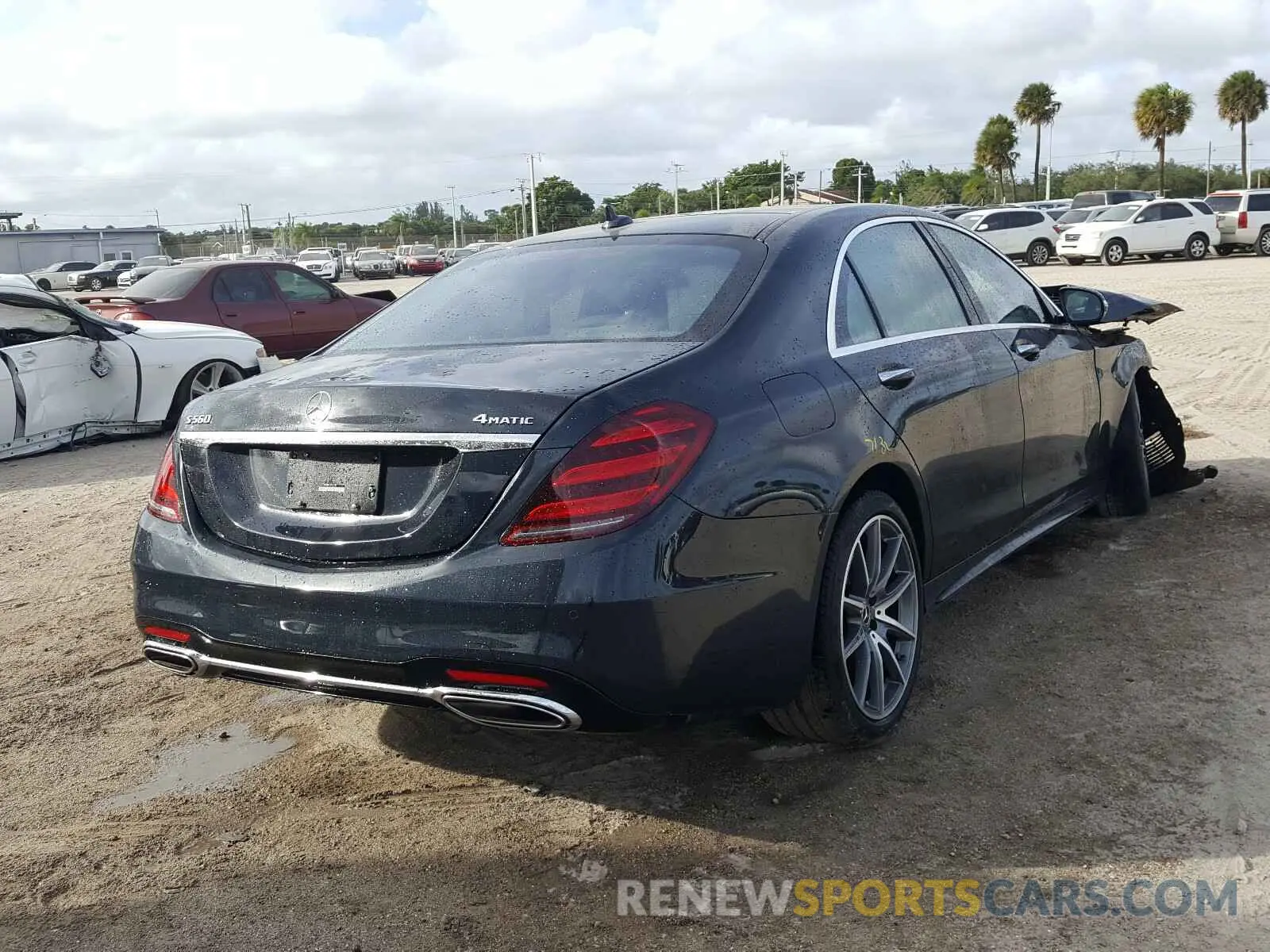 4 Фотография поврежденного автомобиля WDDUG8GB2KA442106 MERCEDES-BENZ S CLASS 2019