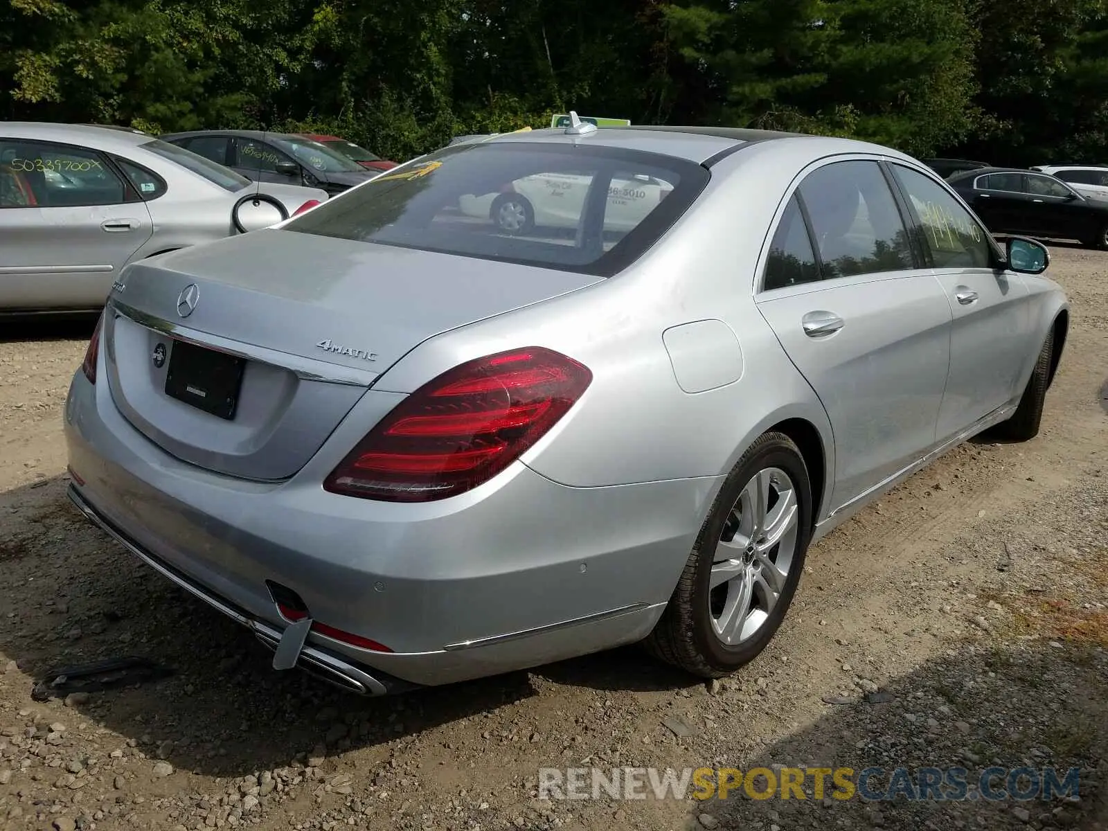 4 Фотография поврежденного автомобиля WDDUG8GB3KA445595 MERCEDES-BENZ S CLASS 2019