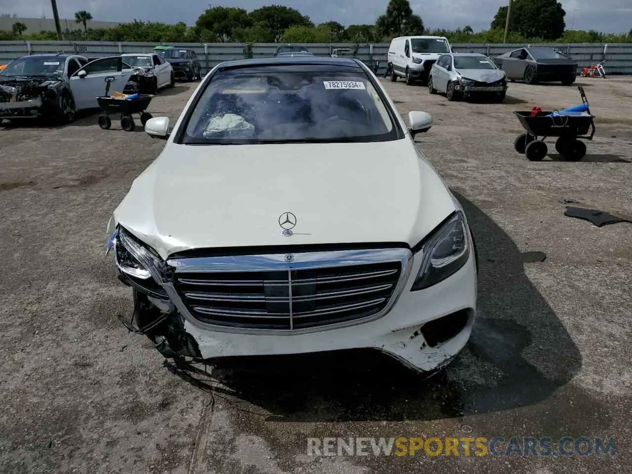 5 Photograph of a damaged car WDDUG8GB9KA457525 MERCEDES-BENZ S-CLASS 2019