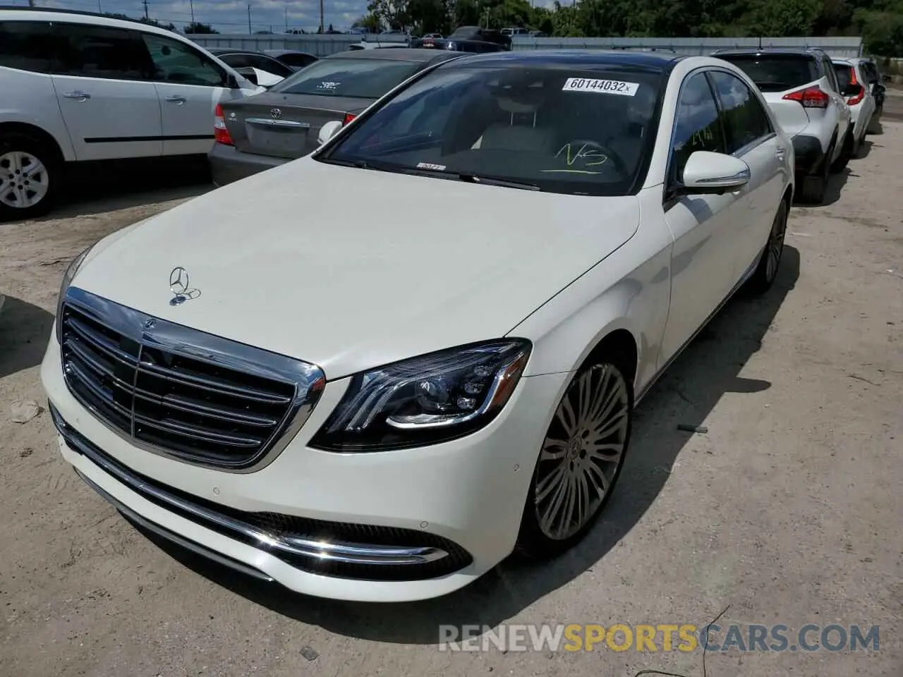 2 Фотография поврежденного автомобиля W1KUG8DB2LA556063 MERCEDES-BENZ S-CLASS 2020