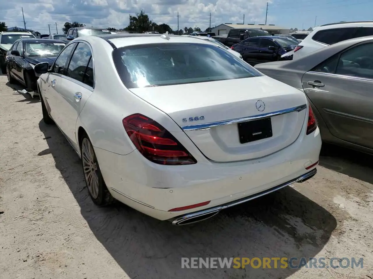 3 Фотография поврежденного автомобиля W1KUG8DB2LA556063 MERCEDES-BENZ S-CLASS 2020