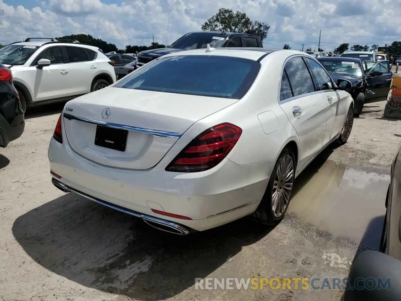 4 Фотография поврежденного автомобиля W1KUG8DB2LA556063 MERCEDES-BENZ S-CLASS 2020