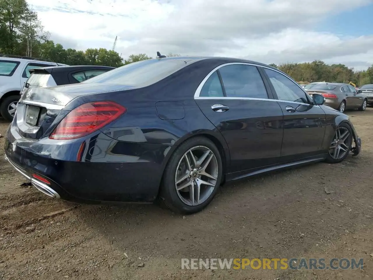 3 Photograph of a damaged car W1KUG8GB2LA559363 MERCEDES-BENZ S-CLASS 2020