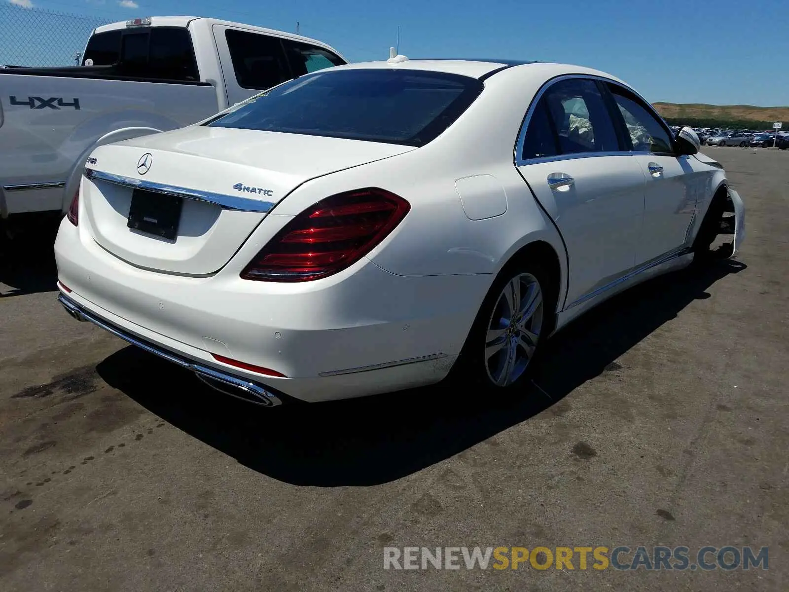 4 Фотография поврежденного автомобиля WDDUG6EB3LA510440 MERCEDES-BENZ S CLASS 2020