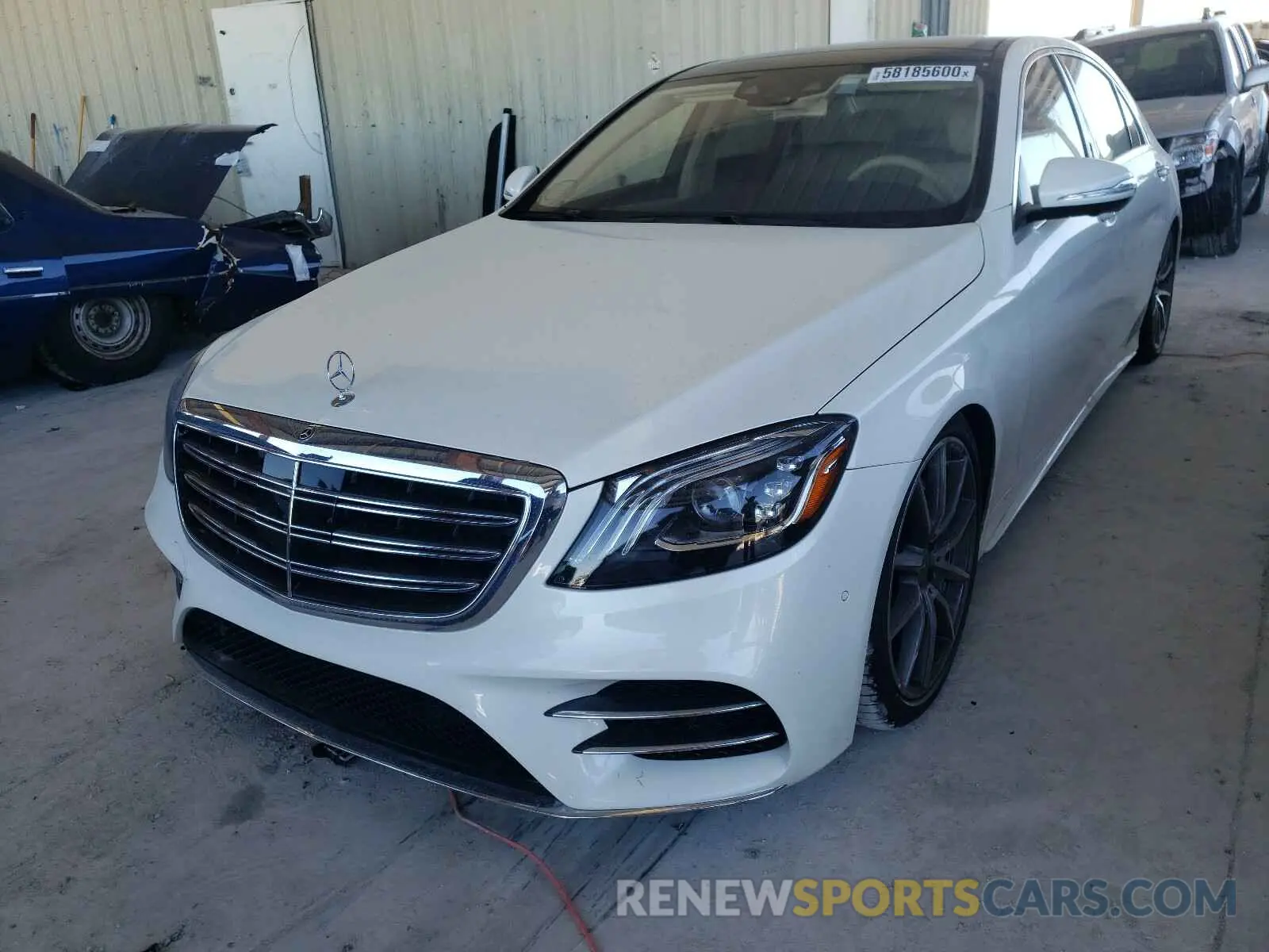 2 Photograph of a damaged car WDDUG6GB7LA503374 MERCEDES-BENZ S CLASS 2020