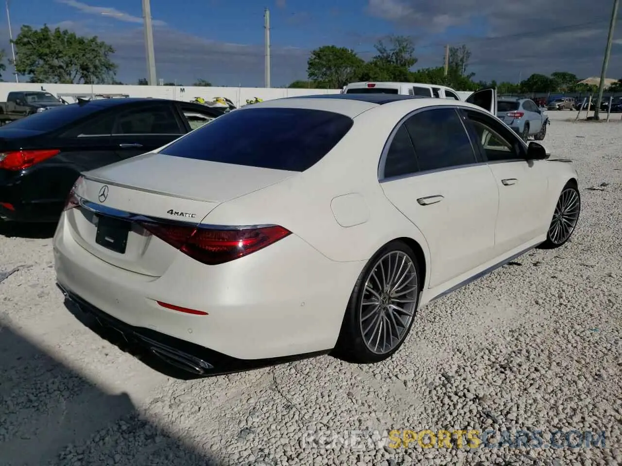 4 Photograph of a damaged car W1K6G7GB0MA024147 MERCEDES-BENZ S-CLASS 2021