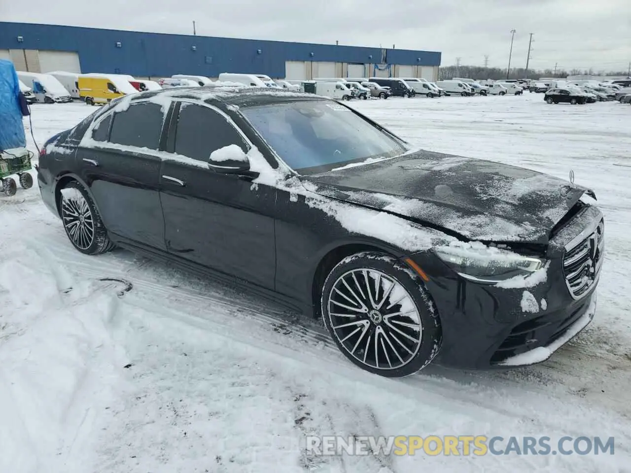 4 Фотография поврежденного автомобиля W1K6G7GB1MA042303 MERCEDES-BENZ S-CLASS 2021