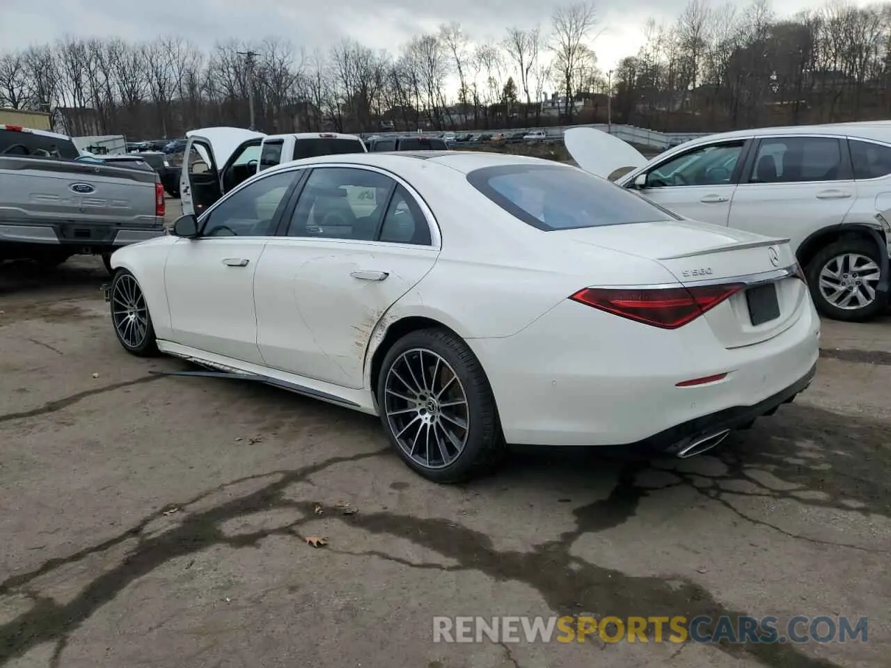 2 Фотография поврежденного автомобиля W1K6G7GB1MA043077 MERCEDES-BENZ S-CLASS 2021