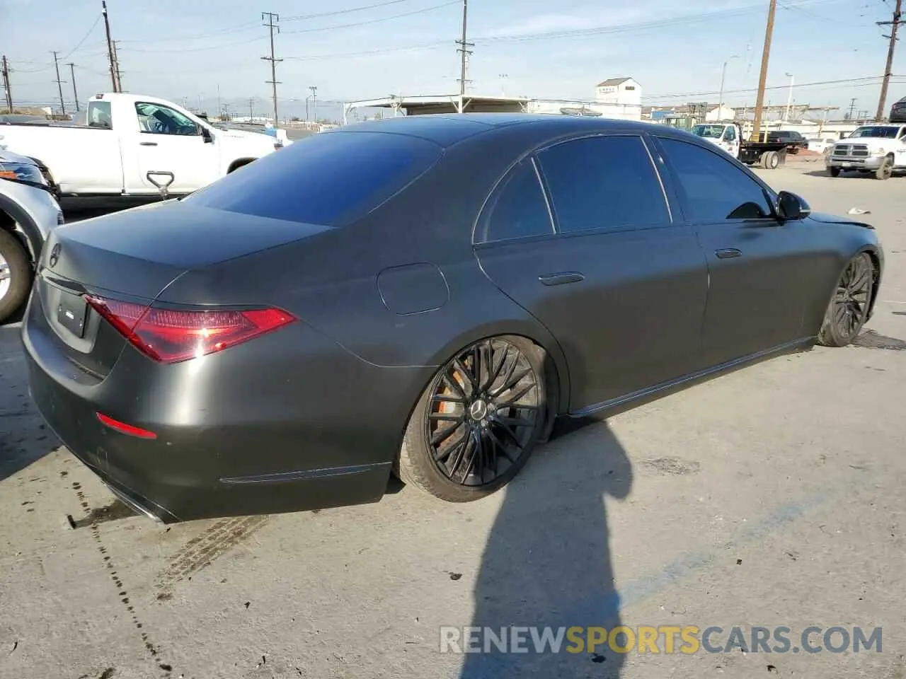 3 Фотография поврежденного автомобиля W1K6G7GB3MA034252 MERCEDES-BENZ S-CLASS 2021