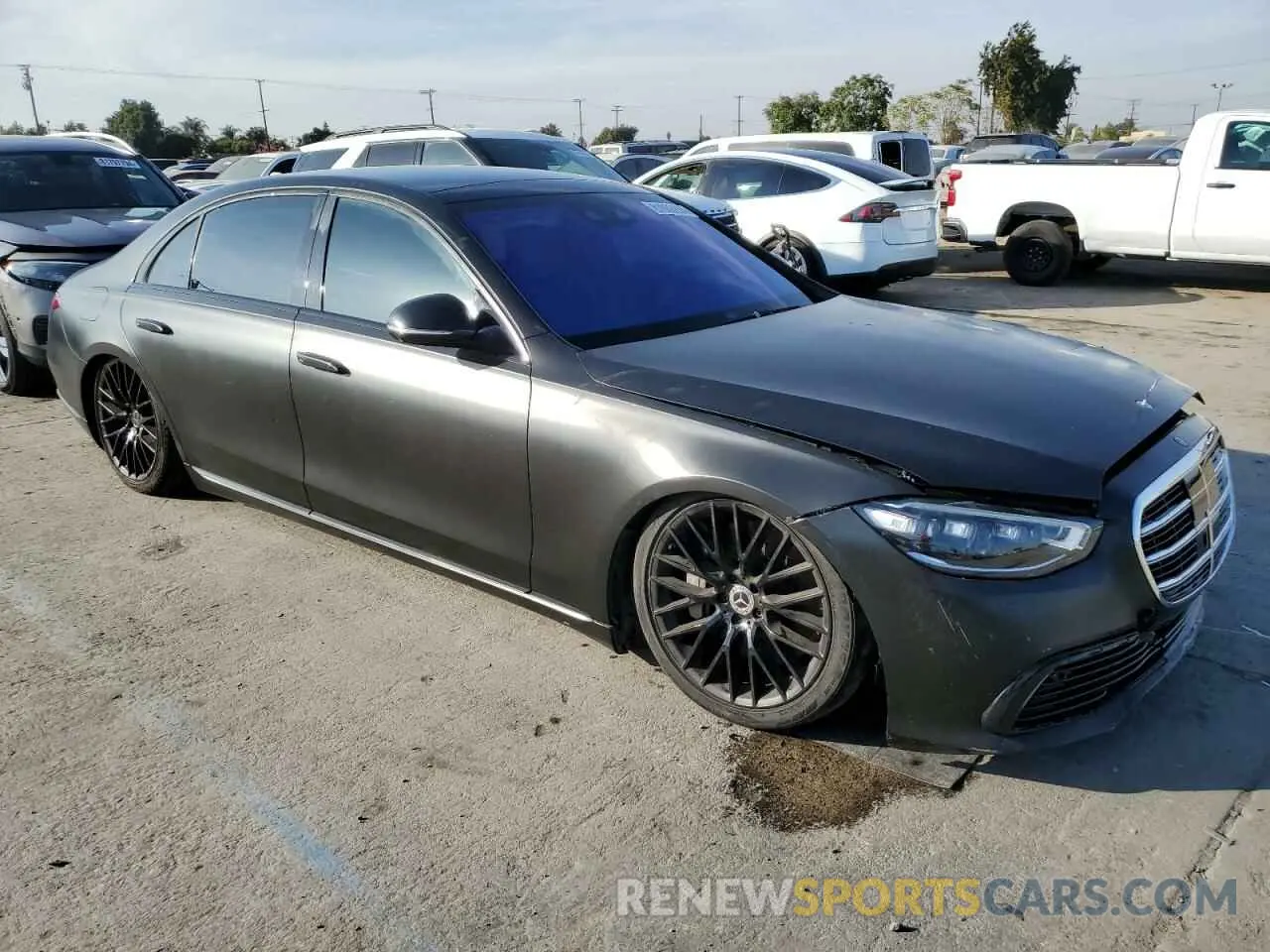 4 Фотография поврежденного автомобиля W1K6G7GB3MA034252 MERCEDES-BENZ S-CLASS 2021
