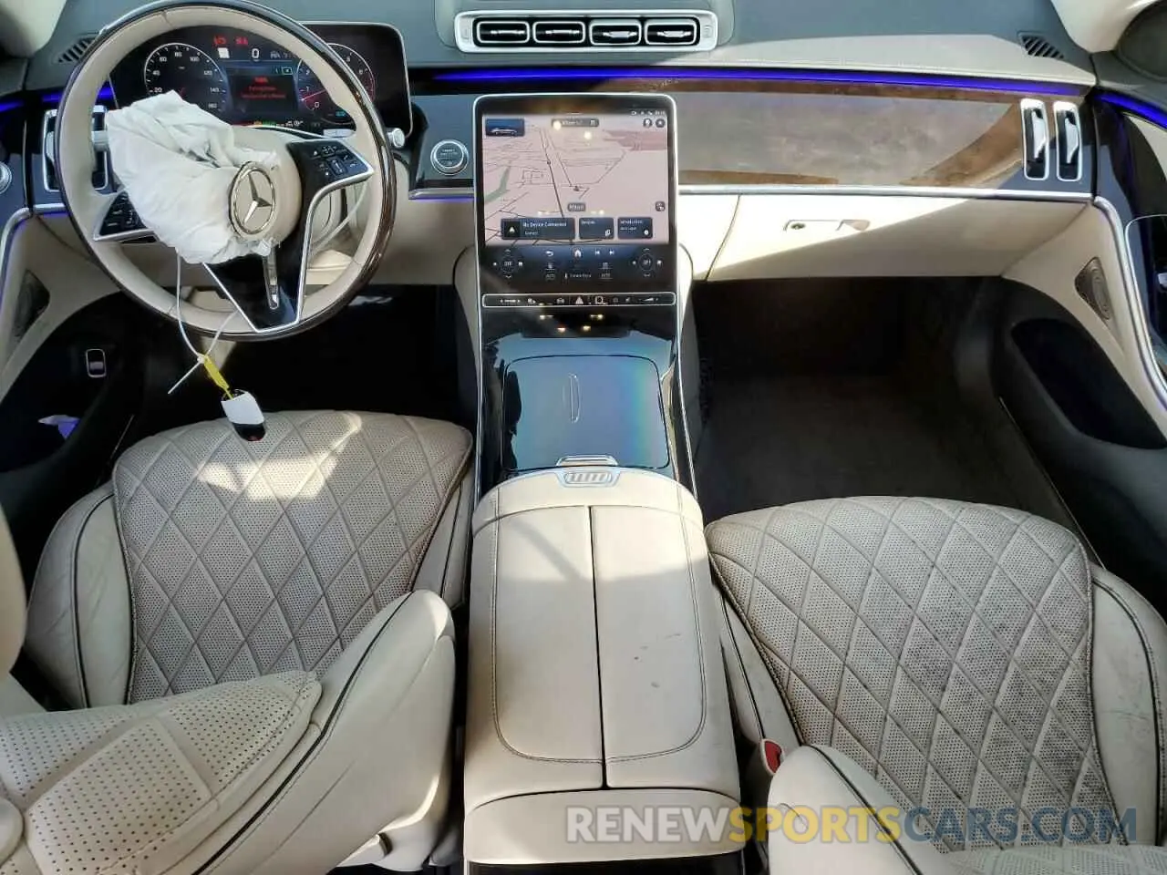 8 Фотография поврежденного автомобиля W1K6G7GB3MA034252 MERCEDES-BENZ S-CLASS 2021