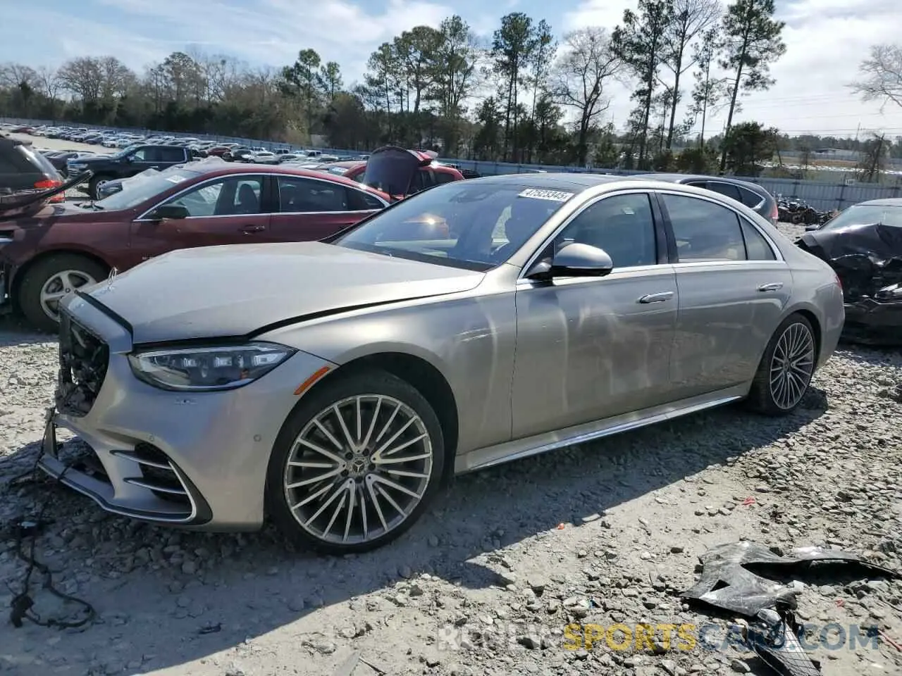 1 Photograph of a damaged car W1K6G7GB3MA056414 MERCEDES-BENZ S-CLASS 2021
