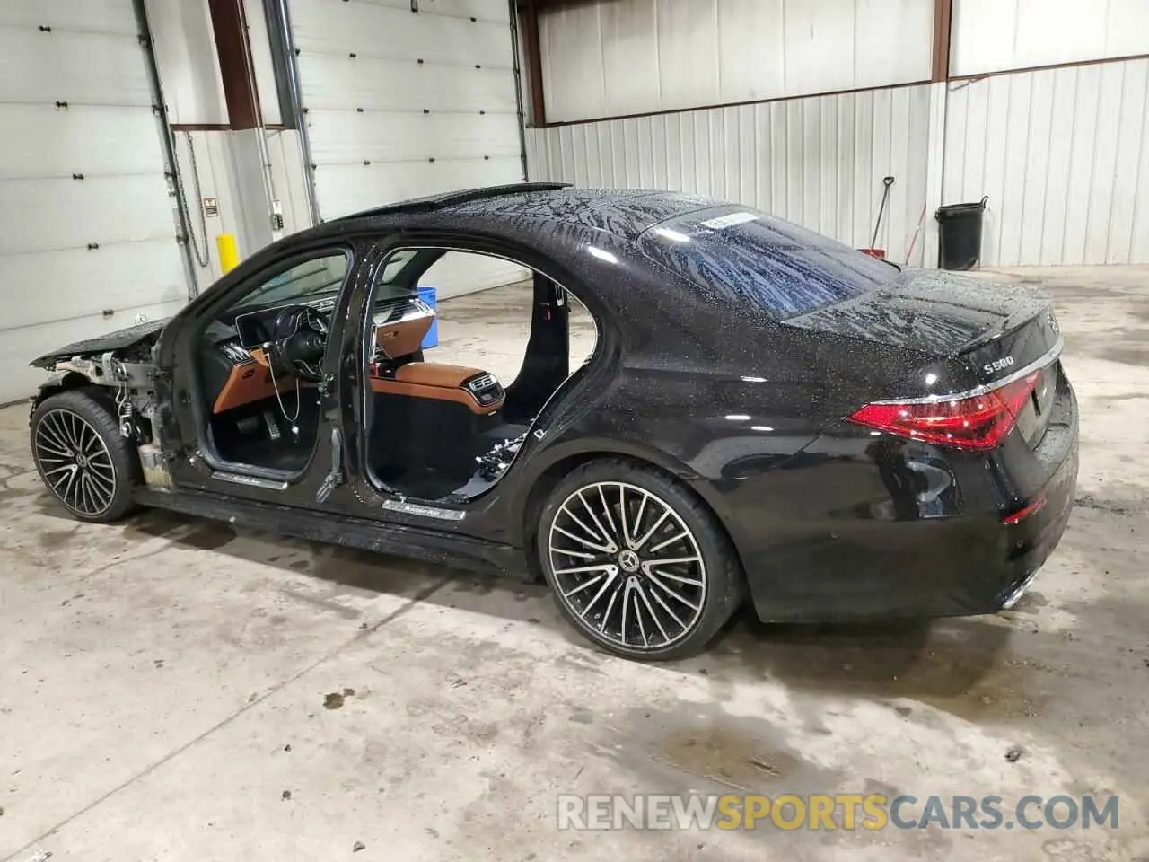 2 Photograph of a damaged car W1K6G7GB3MA057868 MERCEDES-BENZ S-CLASS 2021