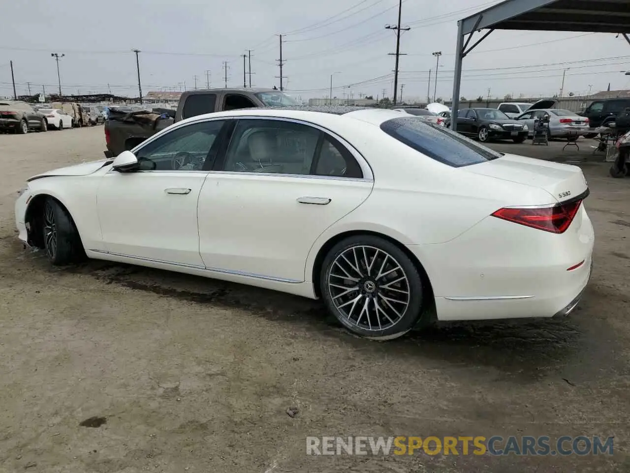2 Фотография поврежденного автомобиля W1K6G7GB4MA043770 MERCEDES-BENZ S-CLASS 2021