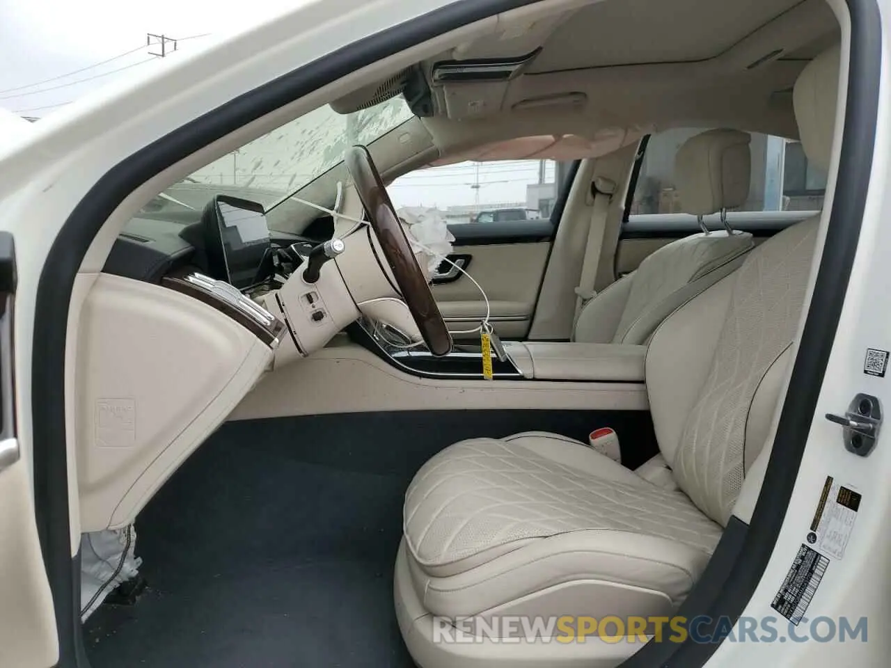 7 Фотография поврежденного автомобиля W1K6G7GB4MA043770 MERCEDES-BENZ S-CLASS 2021