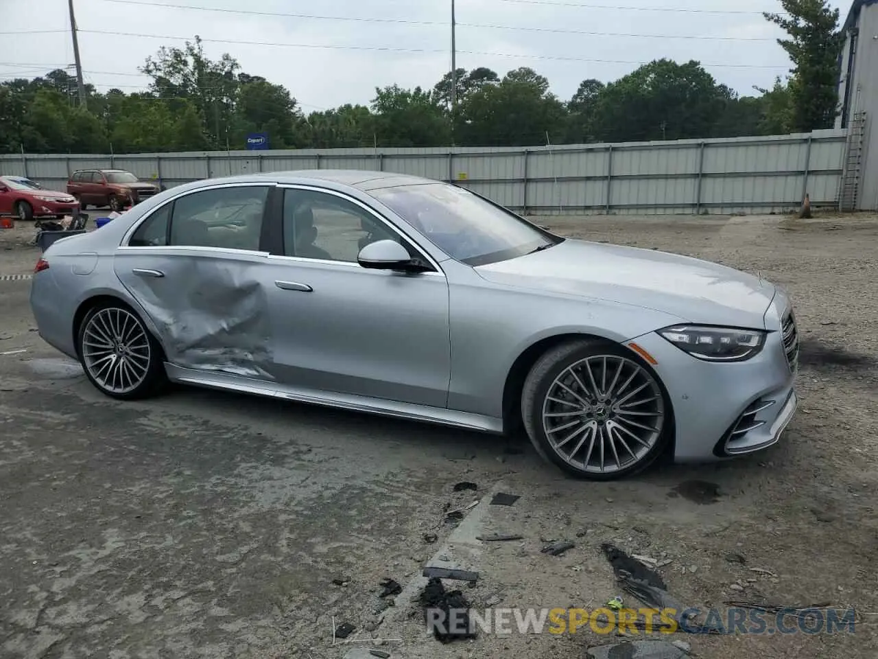 4 Photograph of a damaged car W1K6G7GB6MA022970 MERCEDES-BENZ S-CLASS 2021