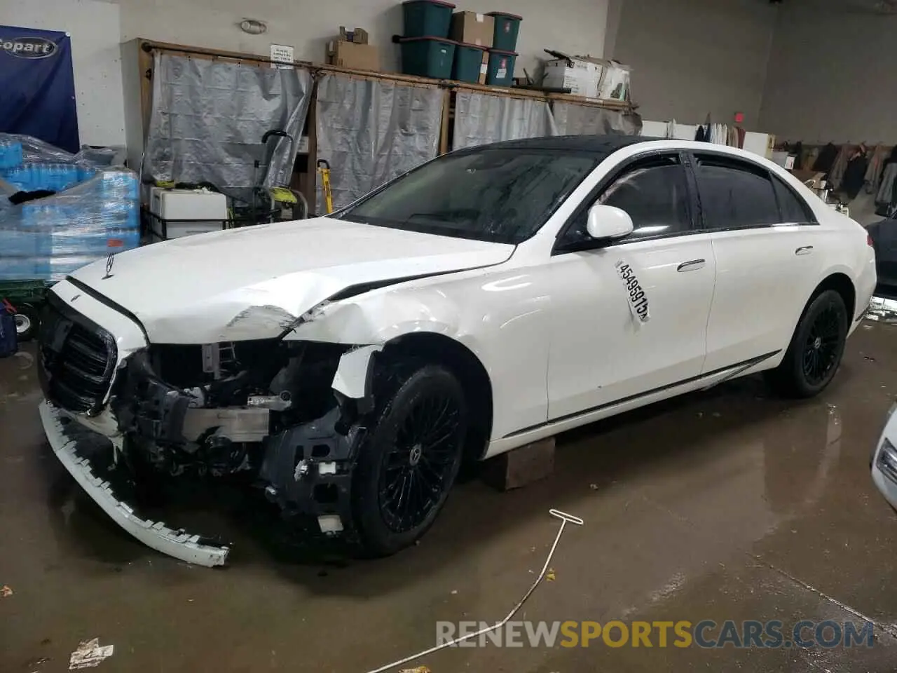 1 Photograph of a damaged car W1K6G7GB7MA055976 MERCEDES-BENZ S-CLASS 2021