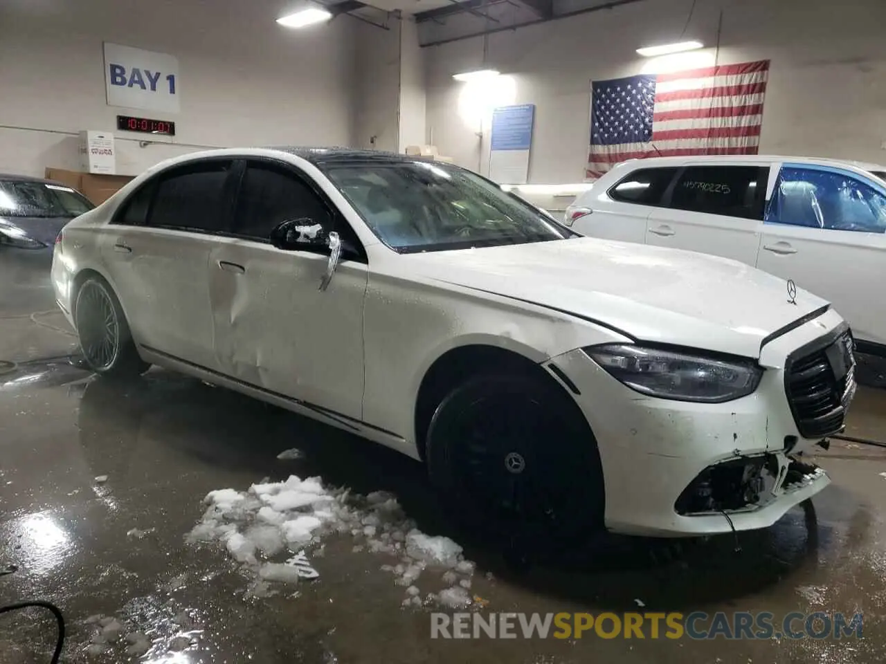 4 Photograph of a damaged car W1K6G7GB7MA055976 MERCEDES-BENZ S-CLASS 2021