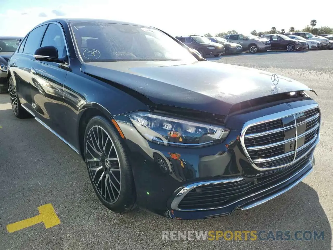 1 Photograph of a damaged car W1K6G7GBXMA047760 MERCEDES-BENZ S-CLASS 2021
