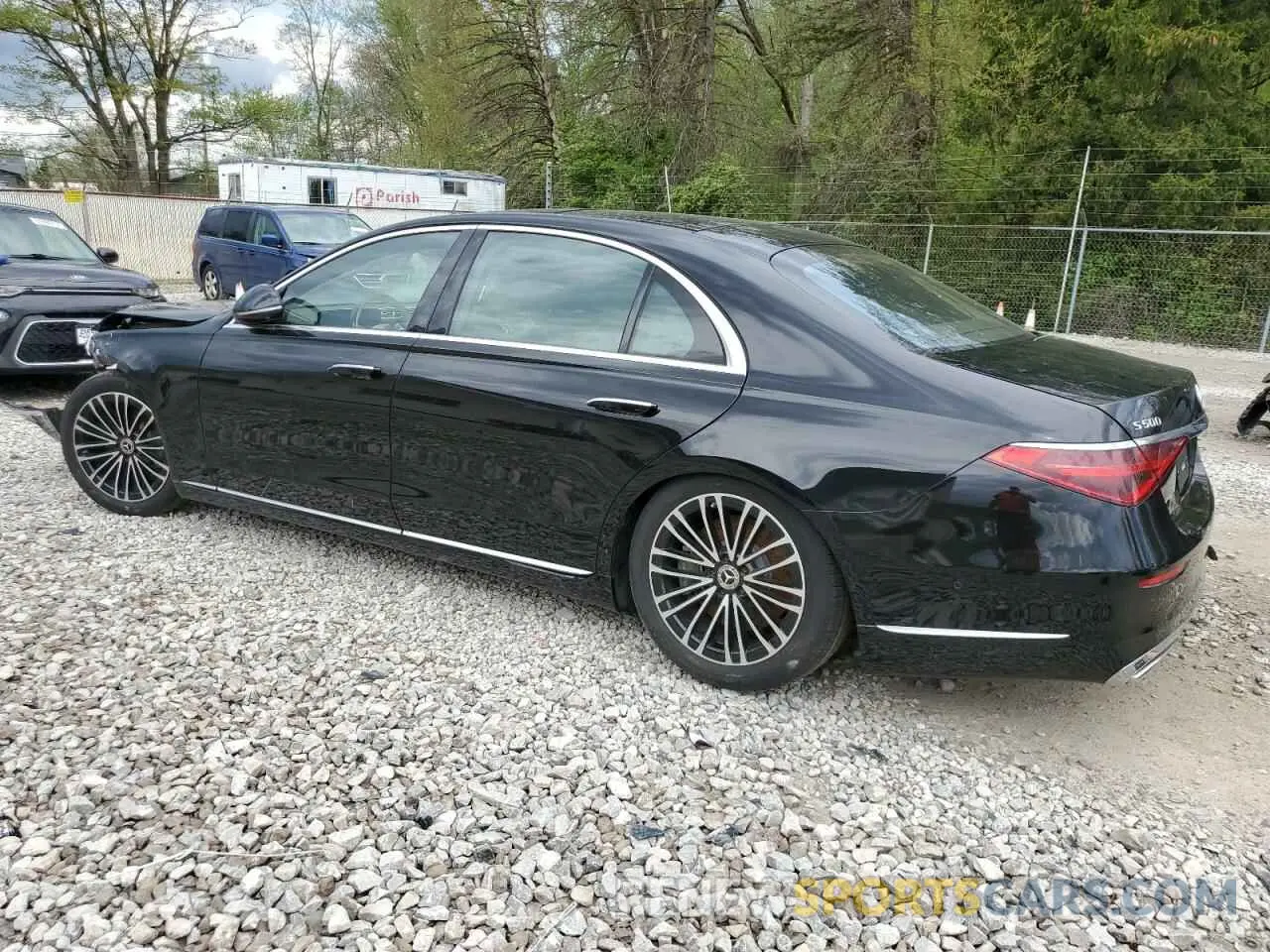2 Photograph of a damaged car W1K6G6DB0NA088382 MERCEDES-BENZ S-CLASS 2022
