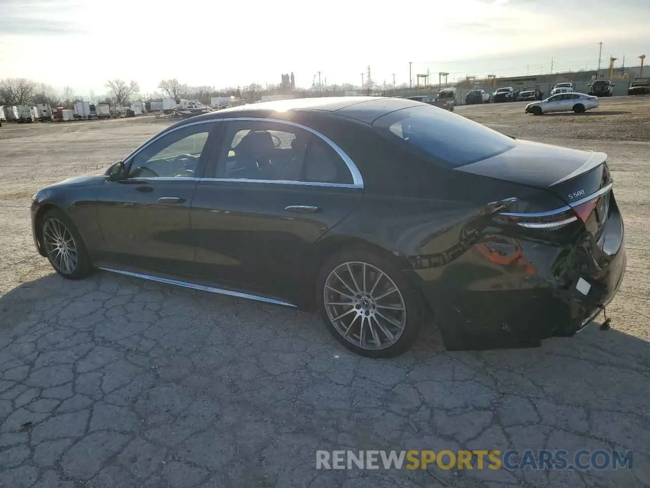2 Photograph of a damaged car W1K6G6DB0NA164361 MERCEDES-BENZ S-CLASS 2022