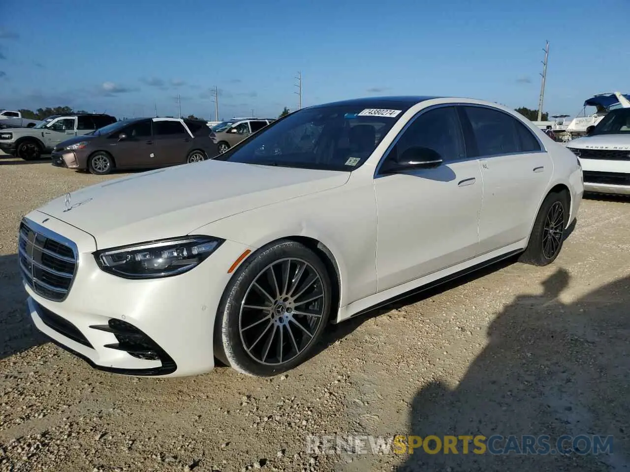 1 Photograph of a damaged car W1K6G6DB3NA069728 MERCEDES-BENZ S-CLASS 2022