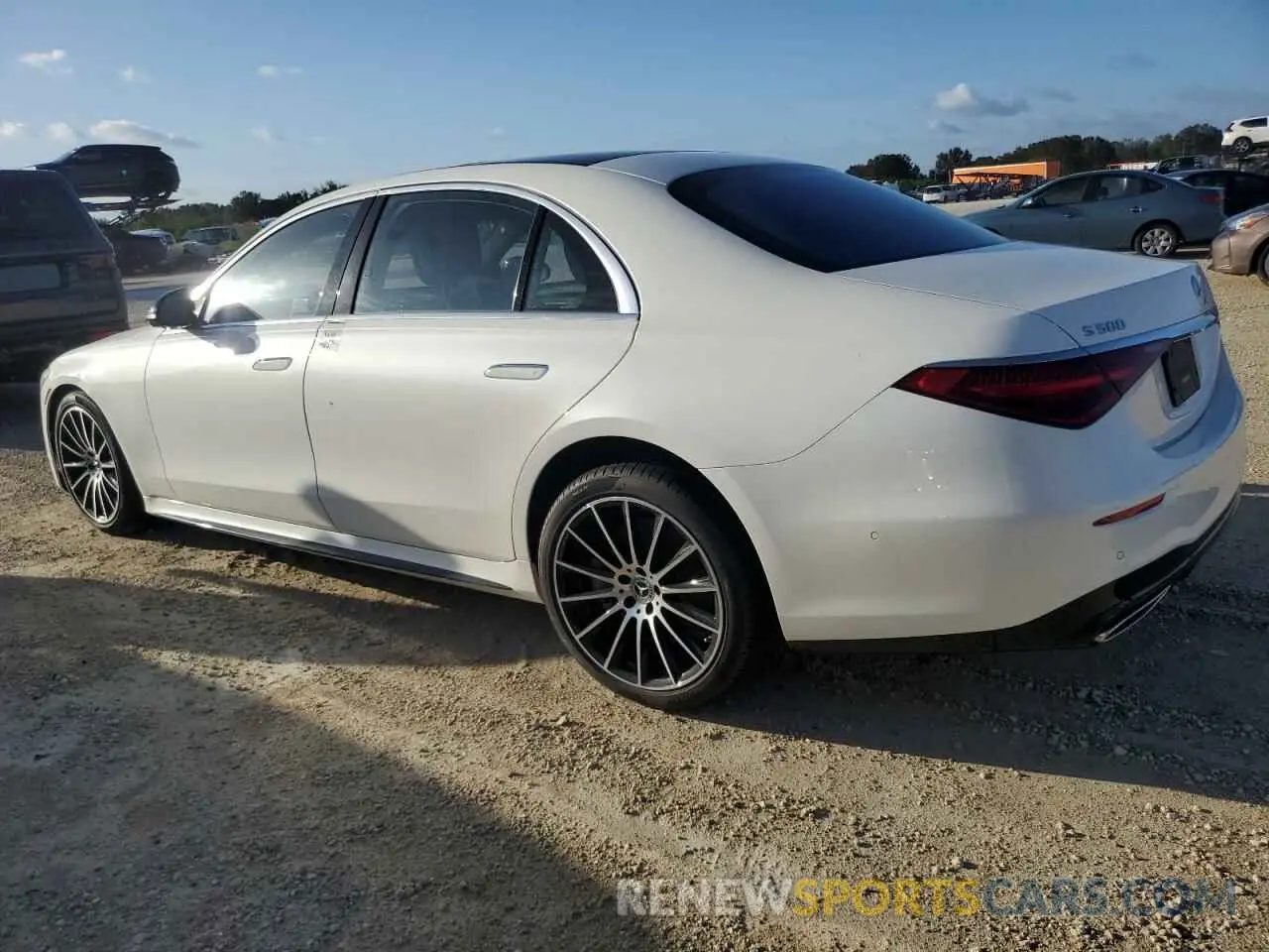 2 Photograph of a damaged car W1K6G6DB3NA069728 MERCEDES-BENZ S-CLASS 2022