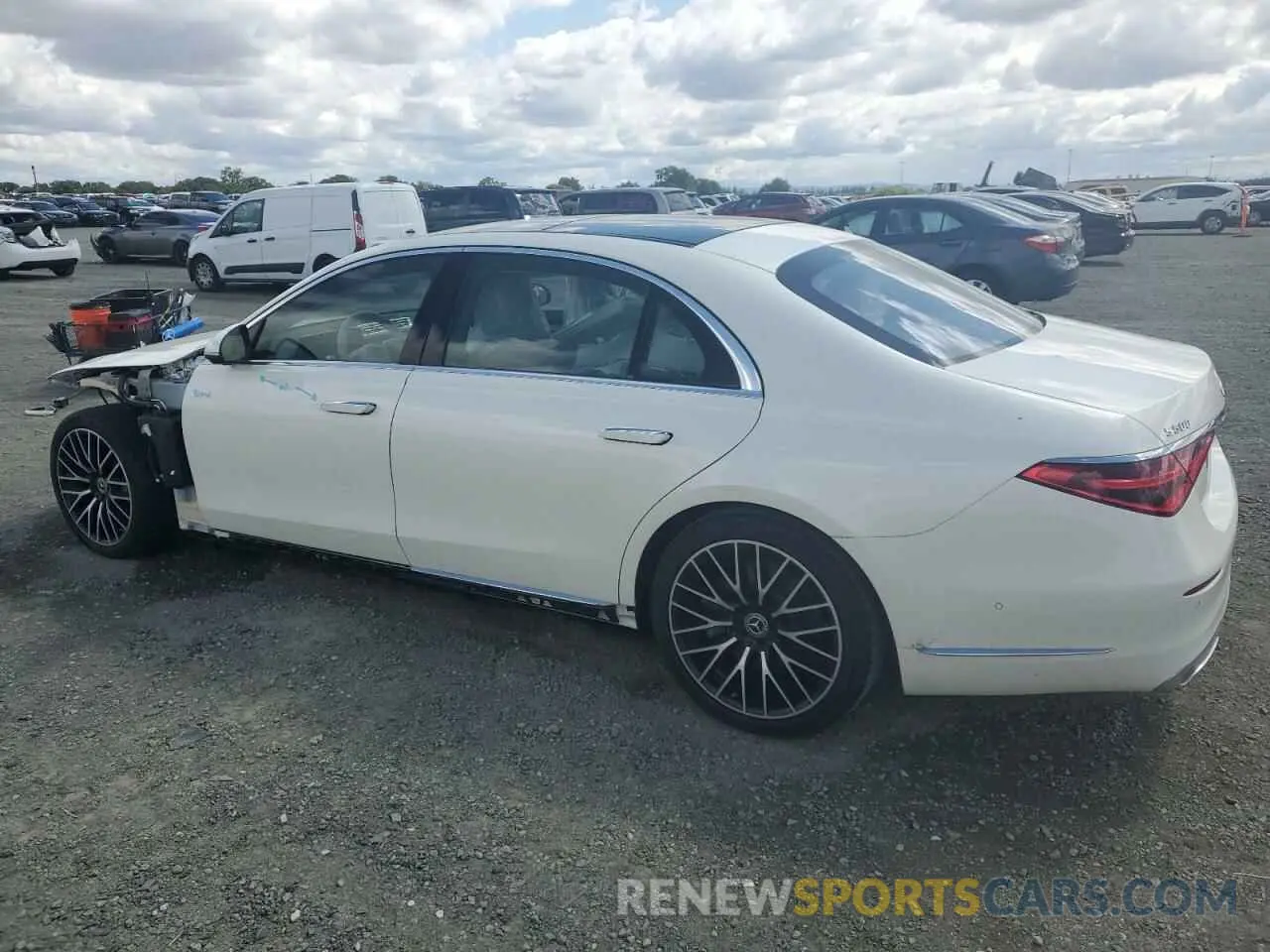 2 Photograph of a damaged car W1K6G6DB5NA071206 MERCEDES-BENZ S-CLASS 2022