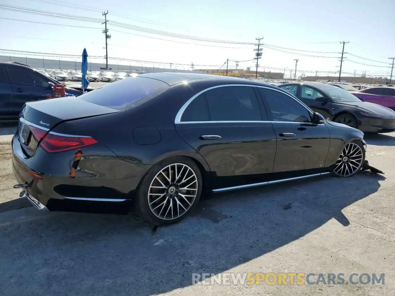 3 Photograph of a damaged car W1K6G6DB5NA119447 MERCEDES-BENZ S-CLASS 2022