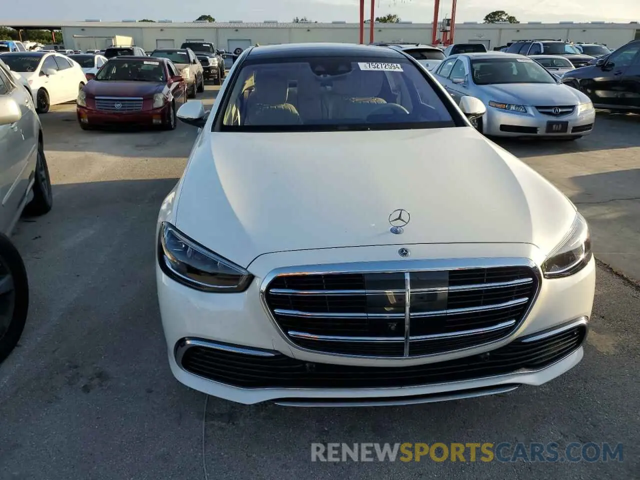 5 Фотография поврежденного автомобиля W1K6G6DB6NA078908 MERCEDES-BENZ S-CLASS 2022