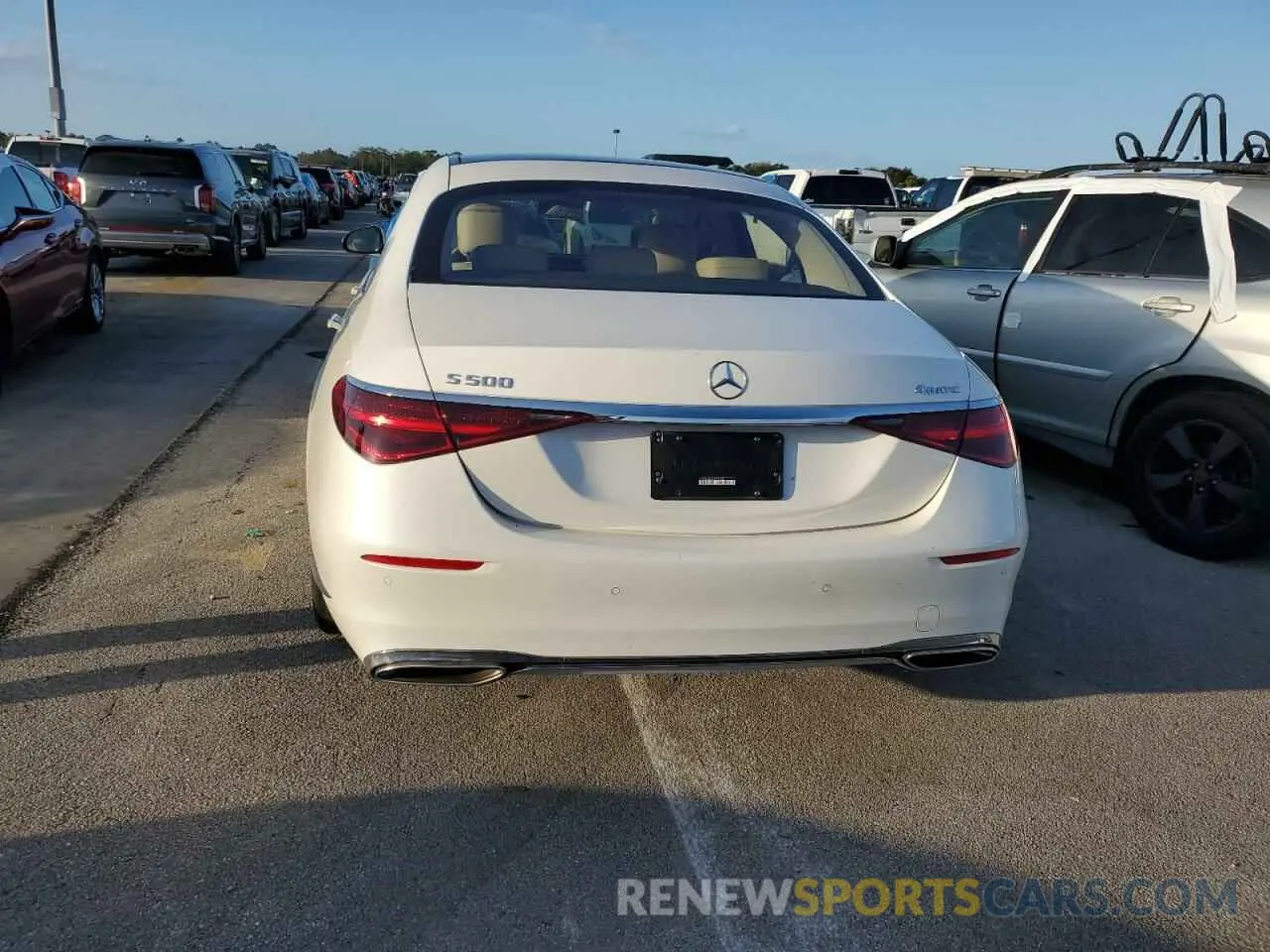 6 Фотография поврежденного автомобиля W1K6G6DB6NA078908 MERCEDES-BENZ S-CLASS 2022