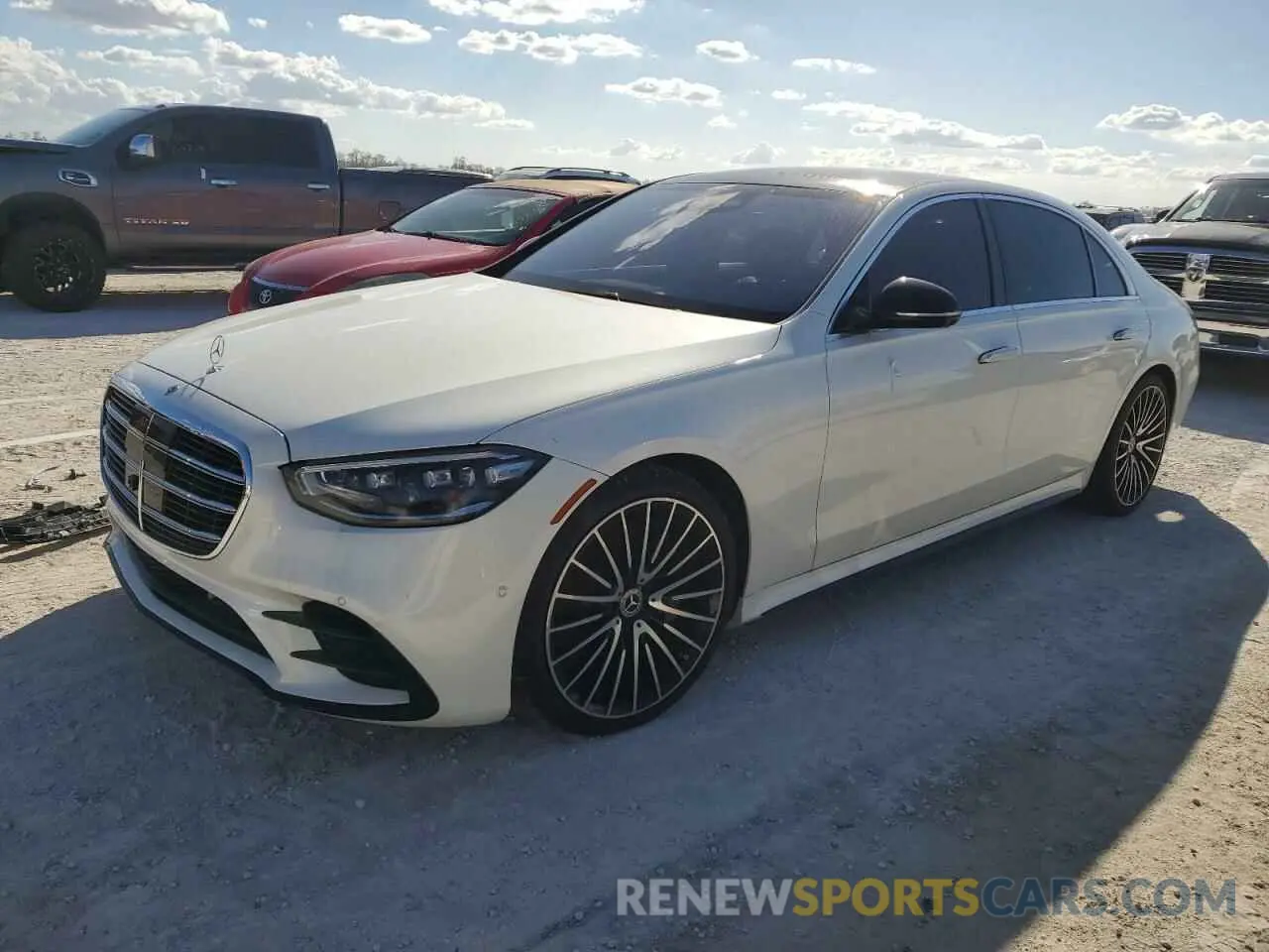 1 Фотография поврежденного автомобиля W1K6G6DB7NA119871 MERCEDES-BENZ S-CLASS 2022