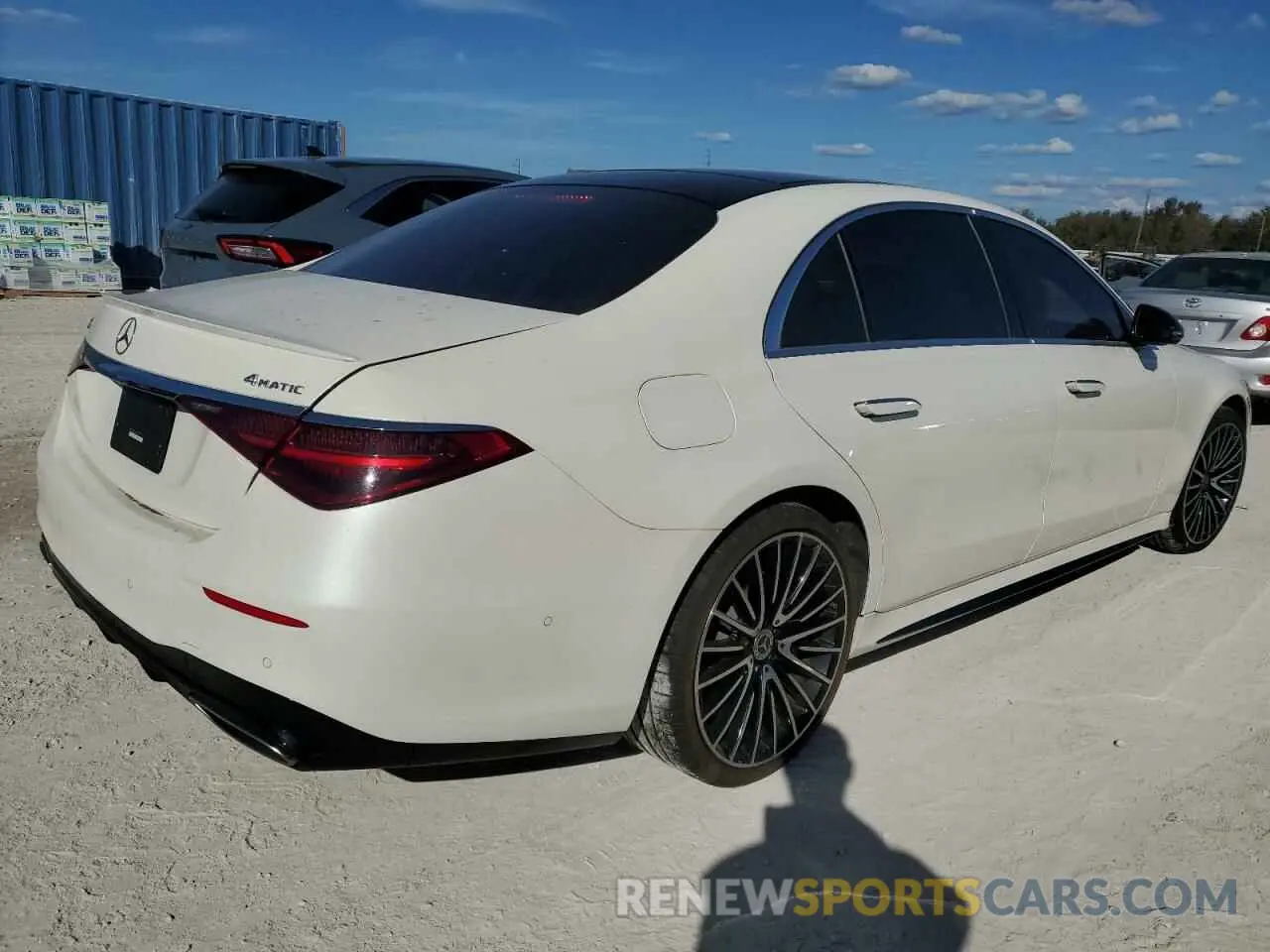 3 Фотография поврежденного автомобиля W1K6G6DB7NA119871 MERCEDES-BENZ S-CLASS 2022