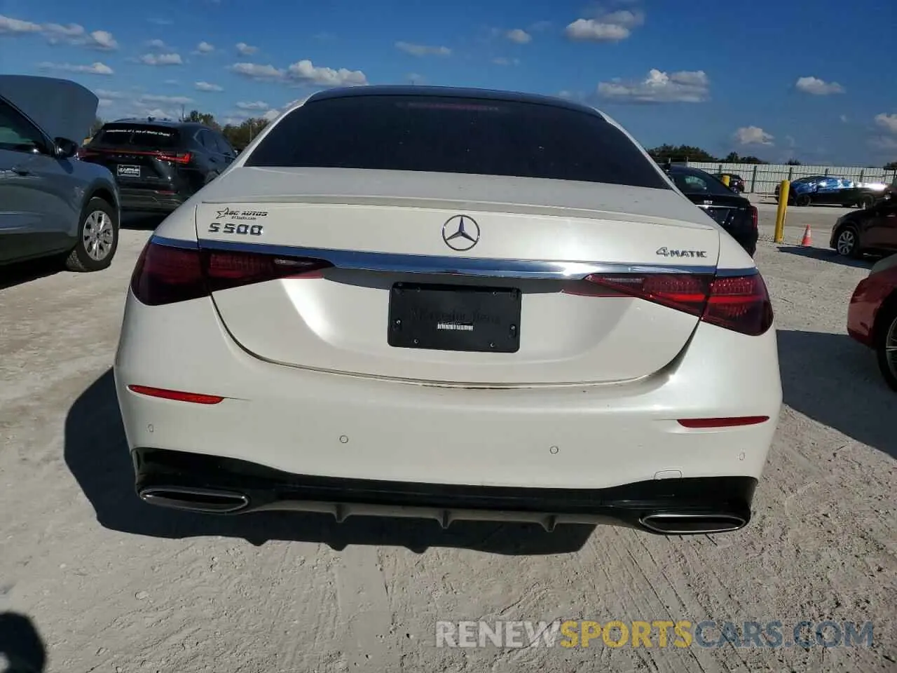 6 Фотография поврежденного автомобиля W1K6G6DB7NA119871 MERCEDES-BENZ S-CLASS 2022