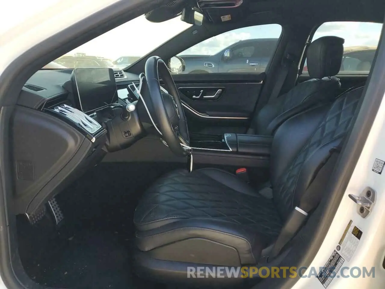 7 Фотография поврежденного автомобиля W1K6G6DB7NA119871 MERCEDES-BENZ S-CLASS 2022
