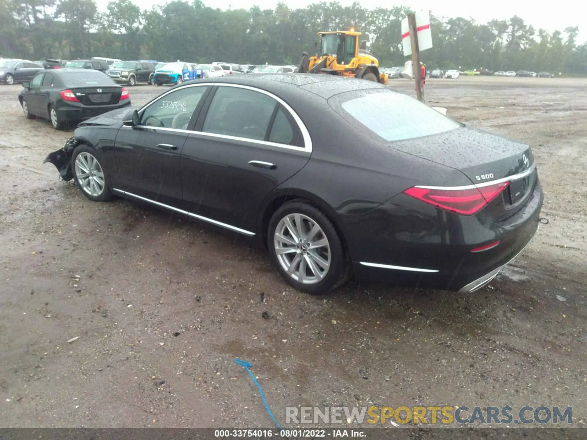 3 Photograph of a damaged car W1K6G6DB8NA068039 MERCEDES-BENZ S-CLASS 2022