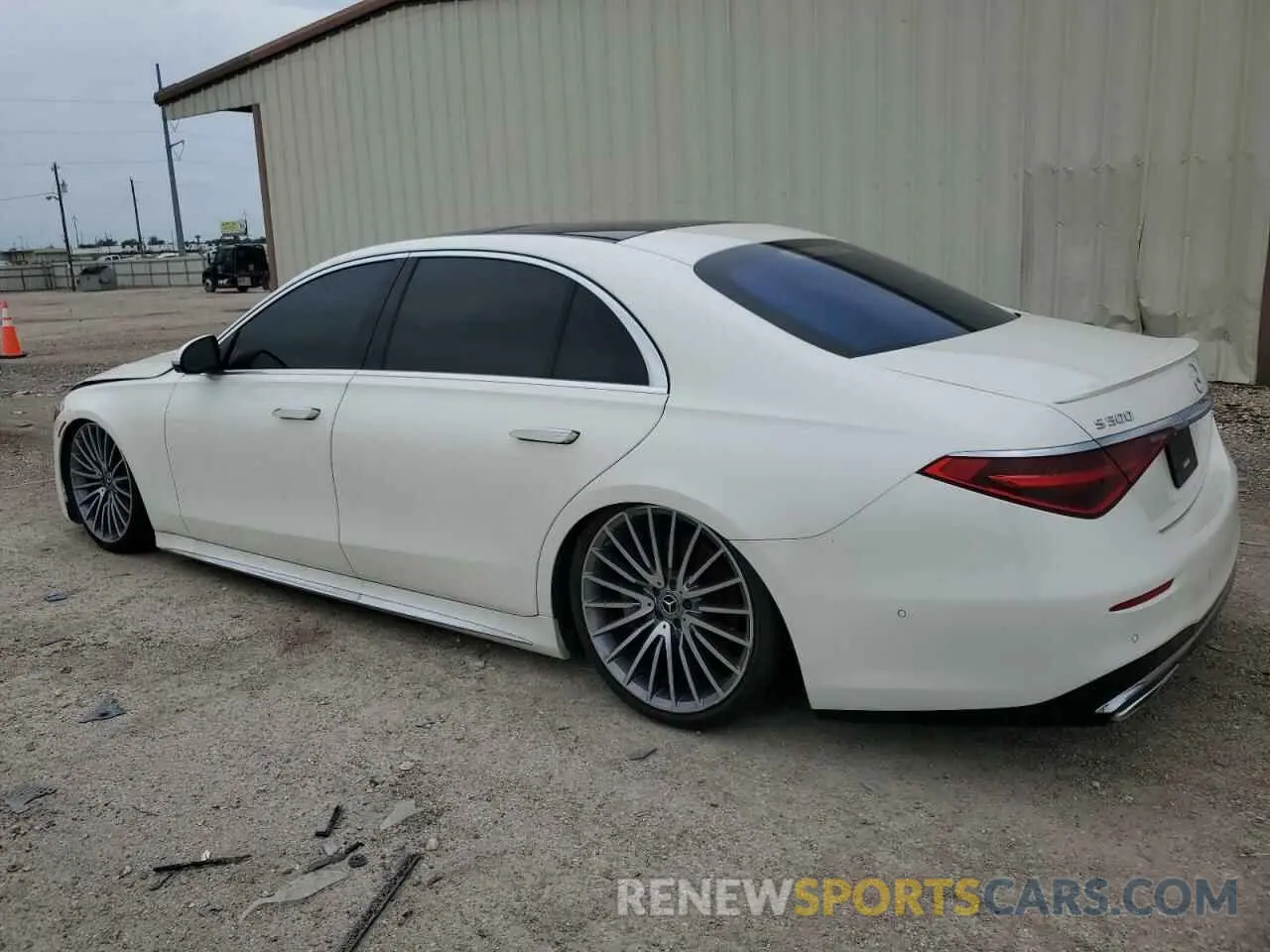 2 Фотография поврежденного автомобиля W1K6G6DBXNA166392 MERCEDES-BENZ S-CLASS 2022