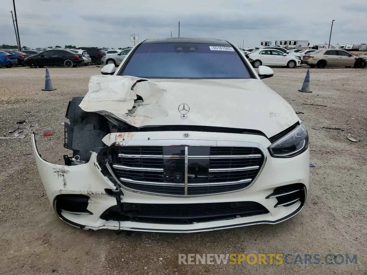 5 Фотография поврежденного автомобиля W1K6G6DBXNA166392 MERCEDES-BENZ S-CLASS 2022