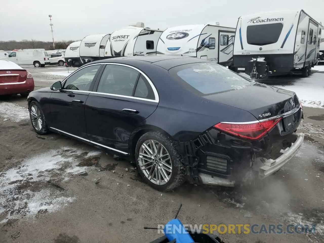 2 Photograph of a damaged car W1K6G7GB2NA110383 MERCEDES-BENZ S-CLASS 2022